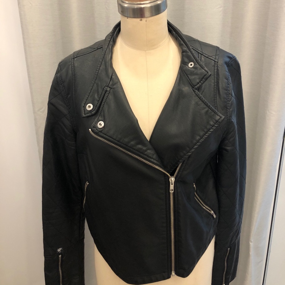 AE Black Leather Jacket